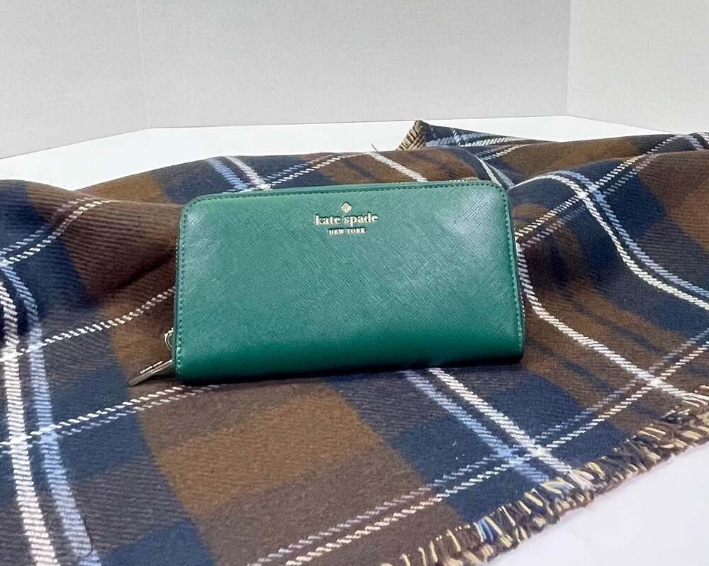 Kate Spade Schuyler Large Continental Wallet Deep Jade K9347